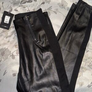 Fashion Nova Black Faux Leather Leggings